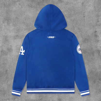 Fashion Icon Letter Print Long Sleeve Hoodies-Maverick