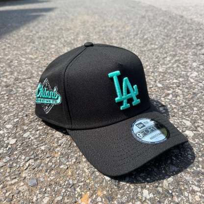 NEW ERA LOS ANGELES DODGERS BLACK TIFFANY PRIME EDITION 9FORTY A FRAME SNAPBACK CAP-Maverick