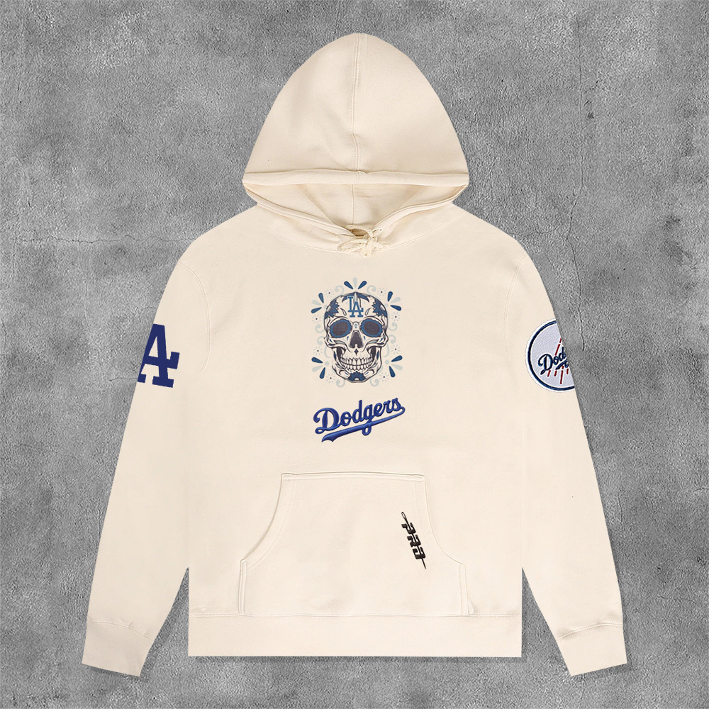 Stylish Los Angeles Skull Print Long Sleeve Hoodies-Maverick