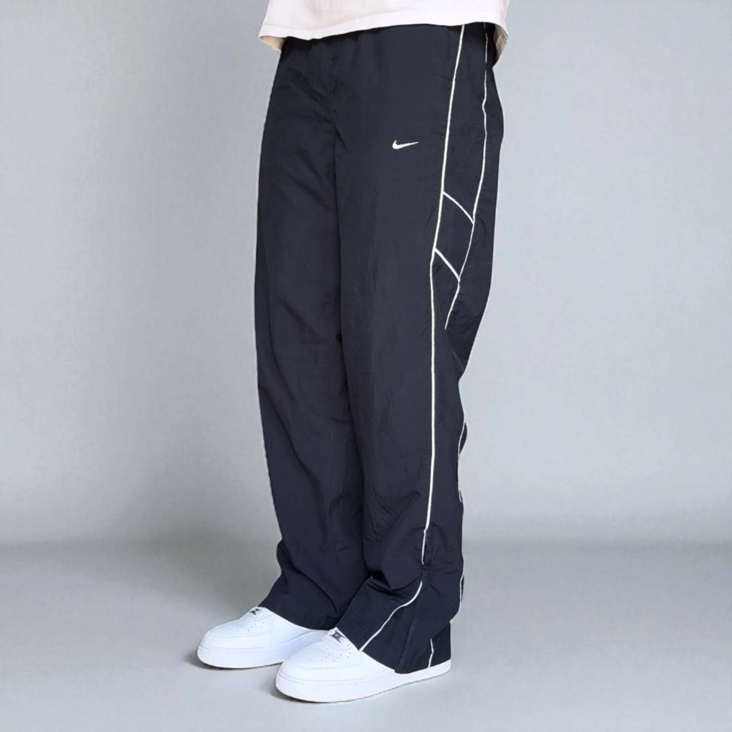 RARE 2000s Baggy Trackpants Navy-Maverick