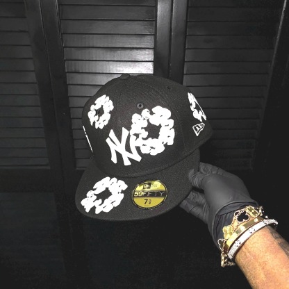 NEW YORK YANKEES DENIM TEARS BLACK FC EXCLUSIVE 59FIFTY-Maverick