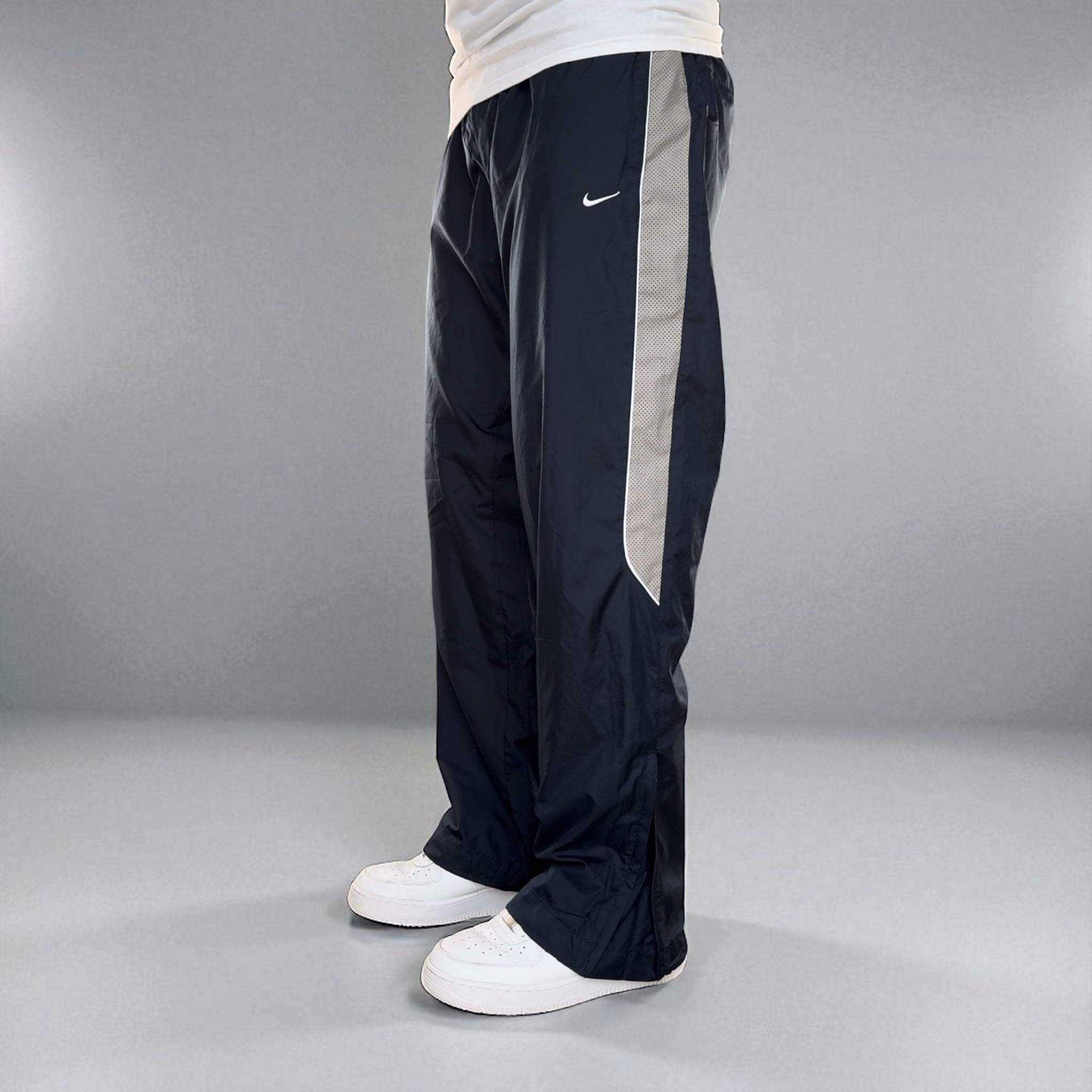 RARE 2000s Baggy Trackpants Navy-Maverick