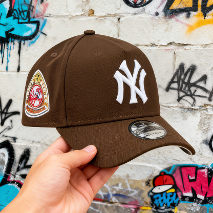 NEW ERA NEW YORK YANKEES COLOR FLIP BROWN 9FORTY A-FRAME SNAPBACK HAT-Maverick