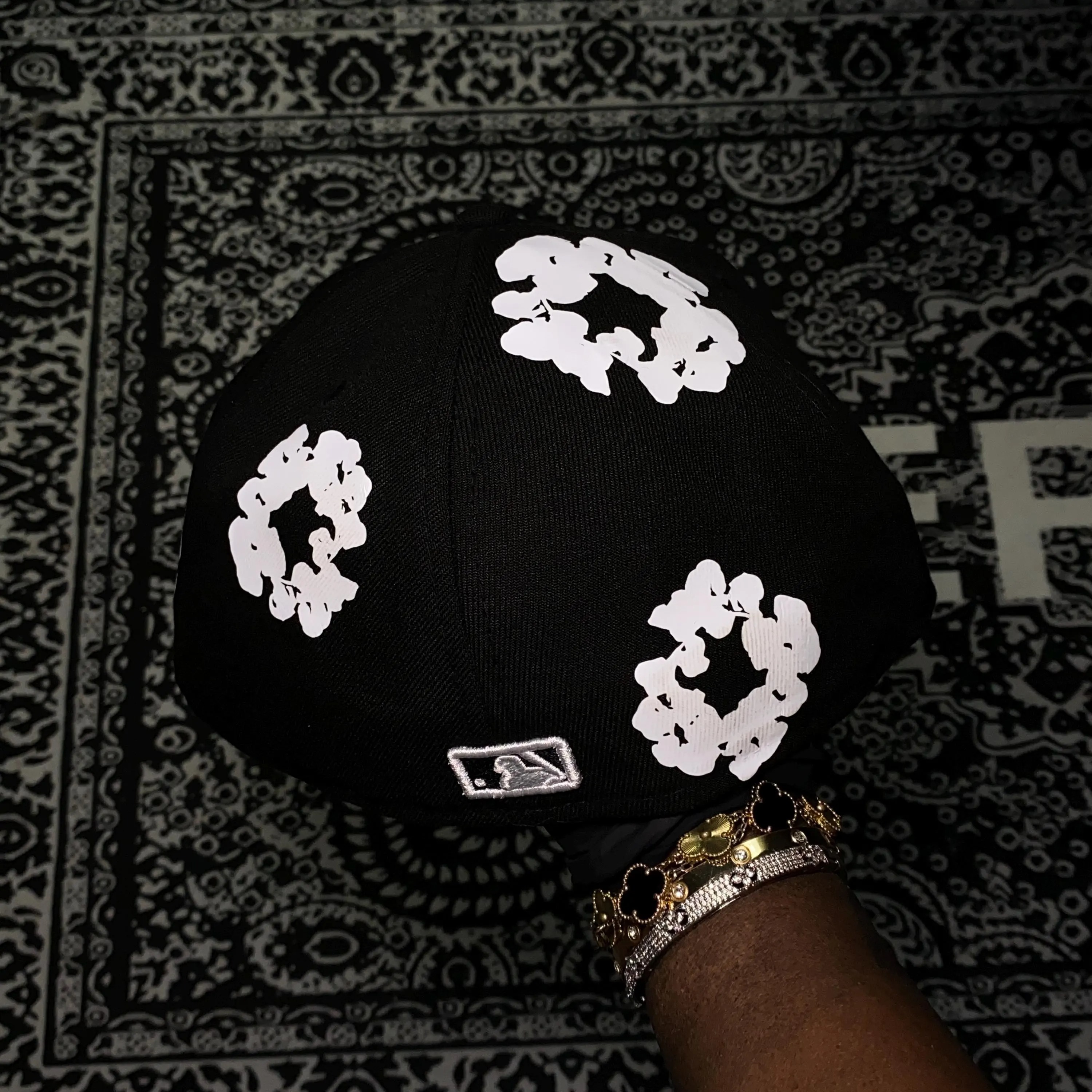 NEW YORK YANKEES DENIM TEARS BLACK FC EXCLUSIVE 59FIFTY-Maverick