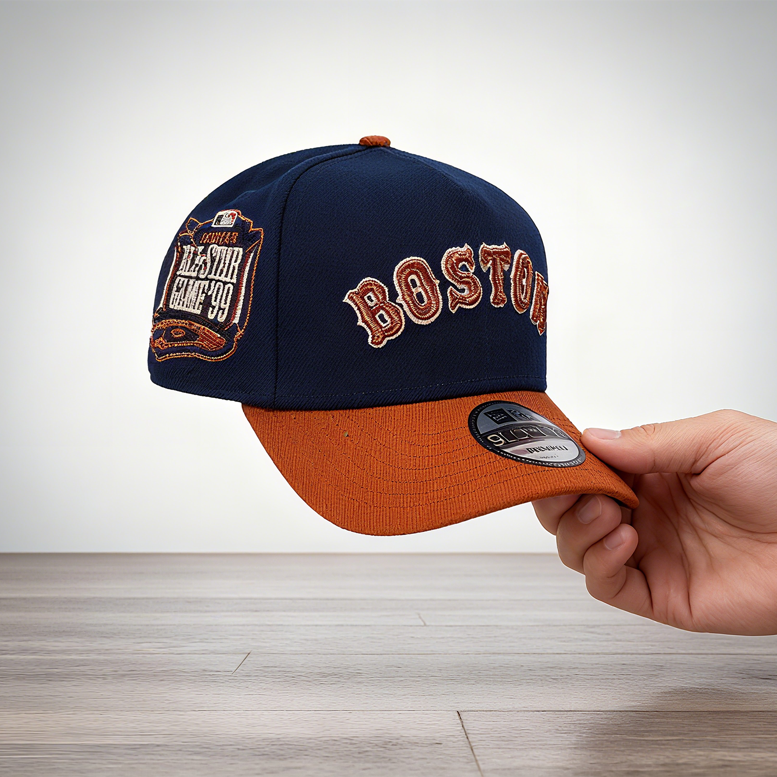 NEW ERA BOSTON RED SOX ALL STAR GAME 1999 COPPER TWO TONE 9FORTY A FRAME SNAPBACK HAT-Maverick