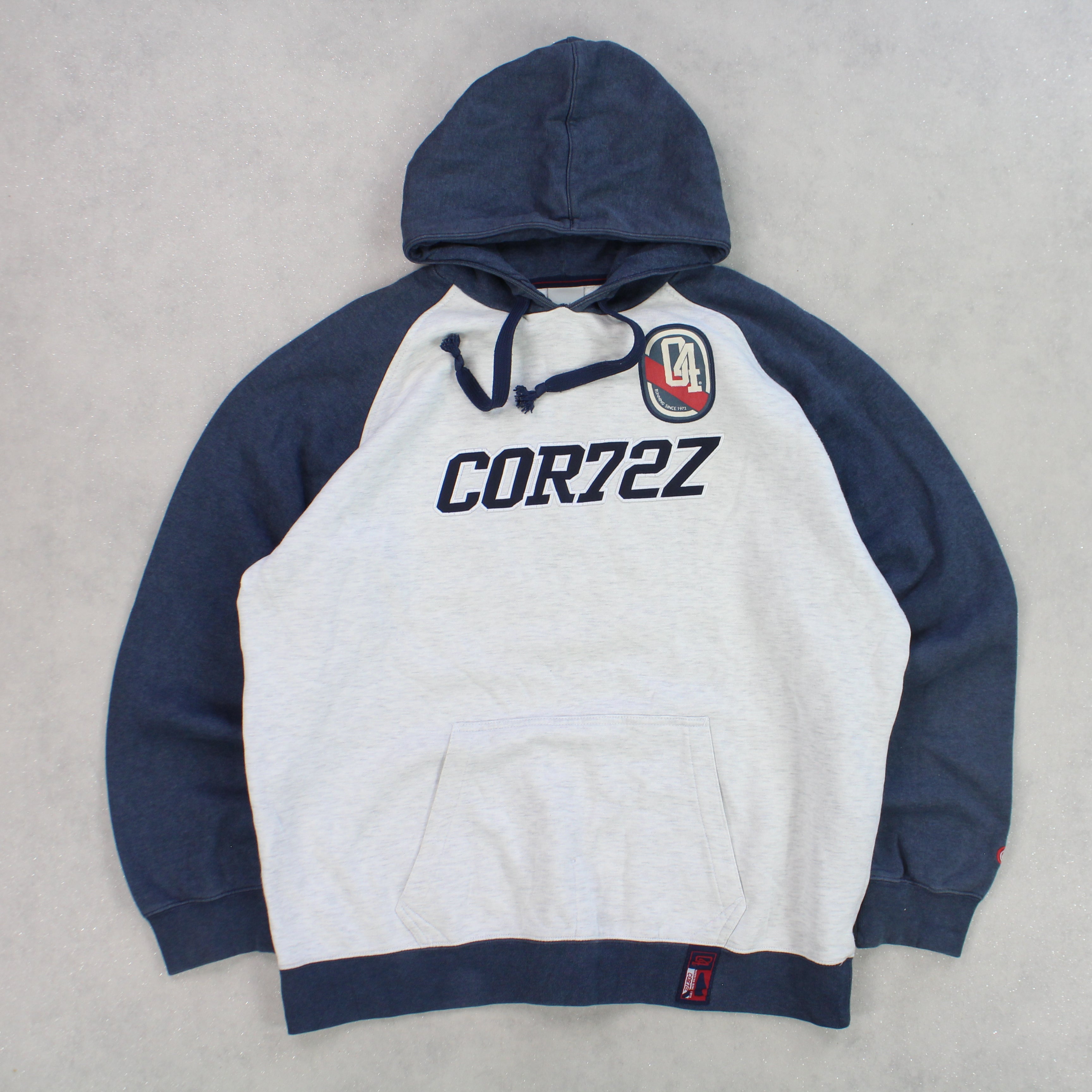 RARE 2000s  Cortez Hoodie Grey-Maverick