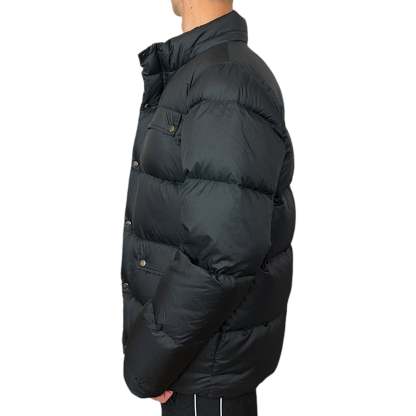 Vintage Puffer Daunenjacke Schwarz