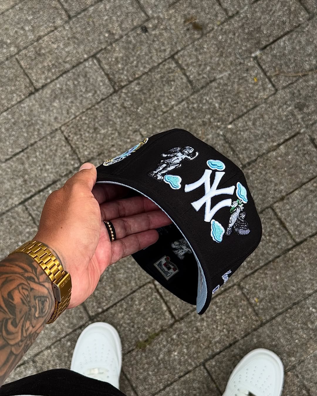 NEW ERA NY YANKEES OF WORLD SERIES EMBROIDERED CASUAL BASEBALL CAP-Maverick