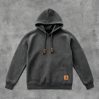 Casual Solid Color Long Sleeve Drawstring Hoodies-Maverick