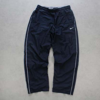 RARE 2000s Baggy Trackpants Navy-Maverick
