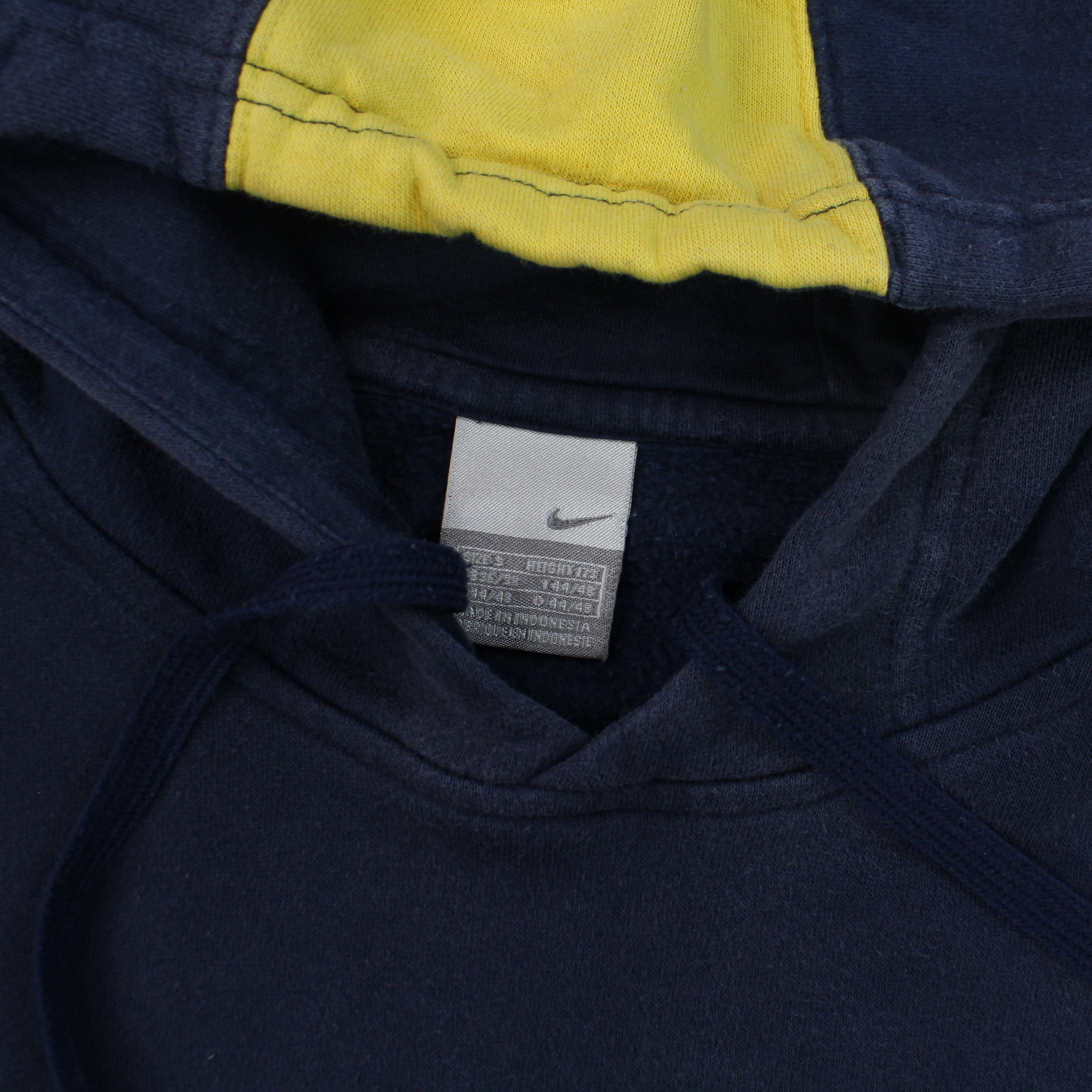 RARE 2000s  Spell Out Hoodie Navy-Maverick