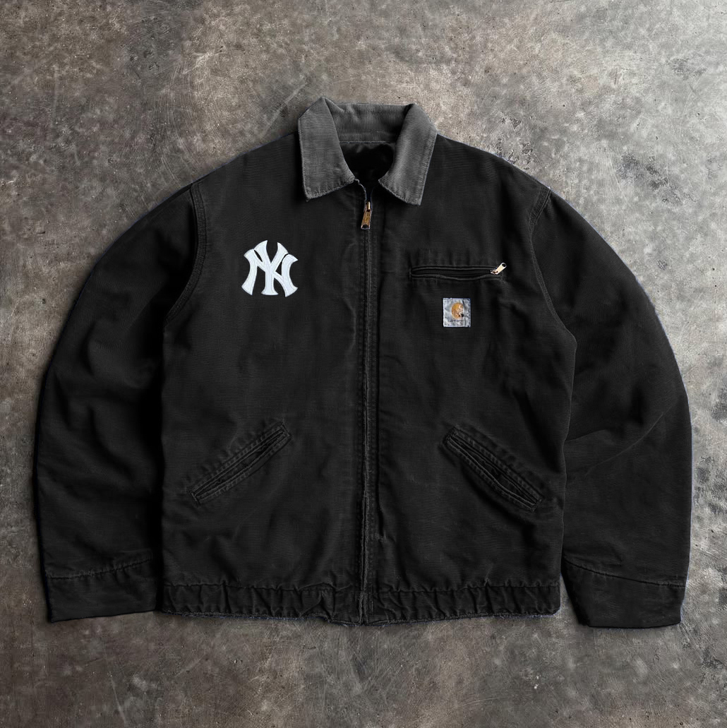 Classic Versatile Logo Print Long Sleeve Zipped Jacket-Maverick