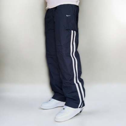 RARE 2000s Baggy Trackpants Navy-Maverick