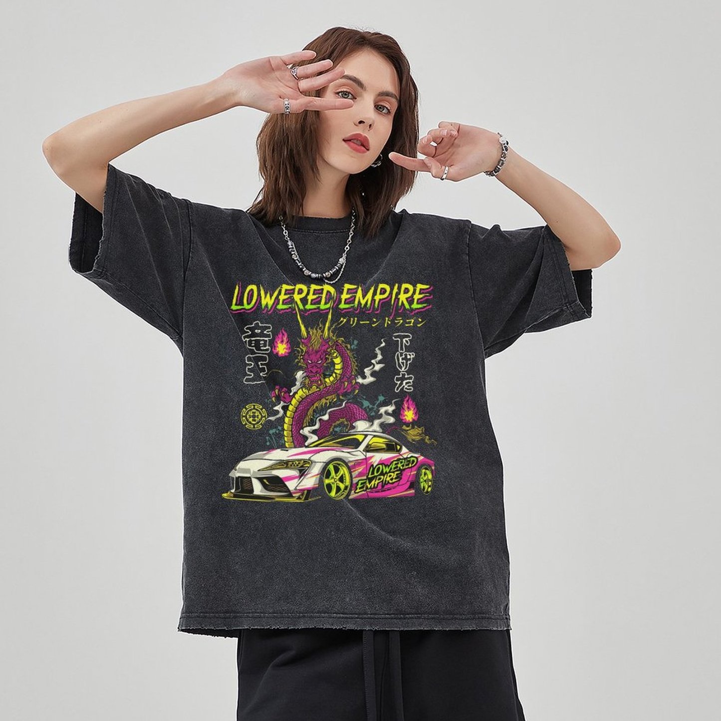 Unisex Vintage Solid Wash Denim T-Shirts 1009