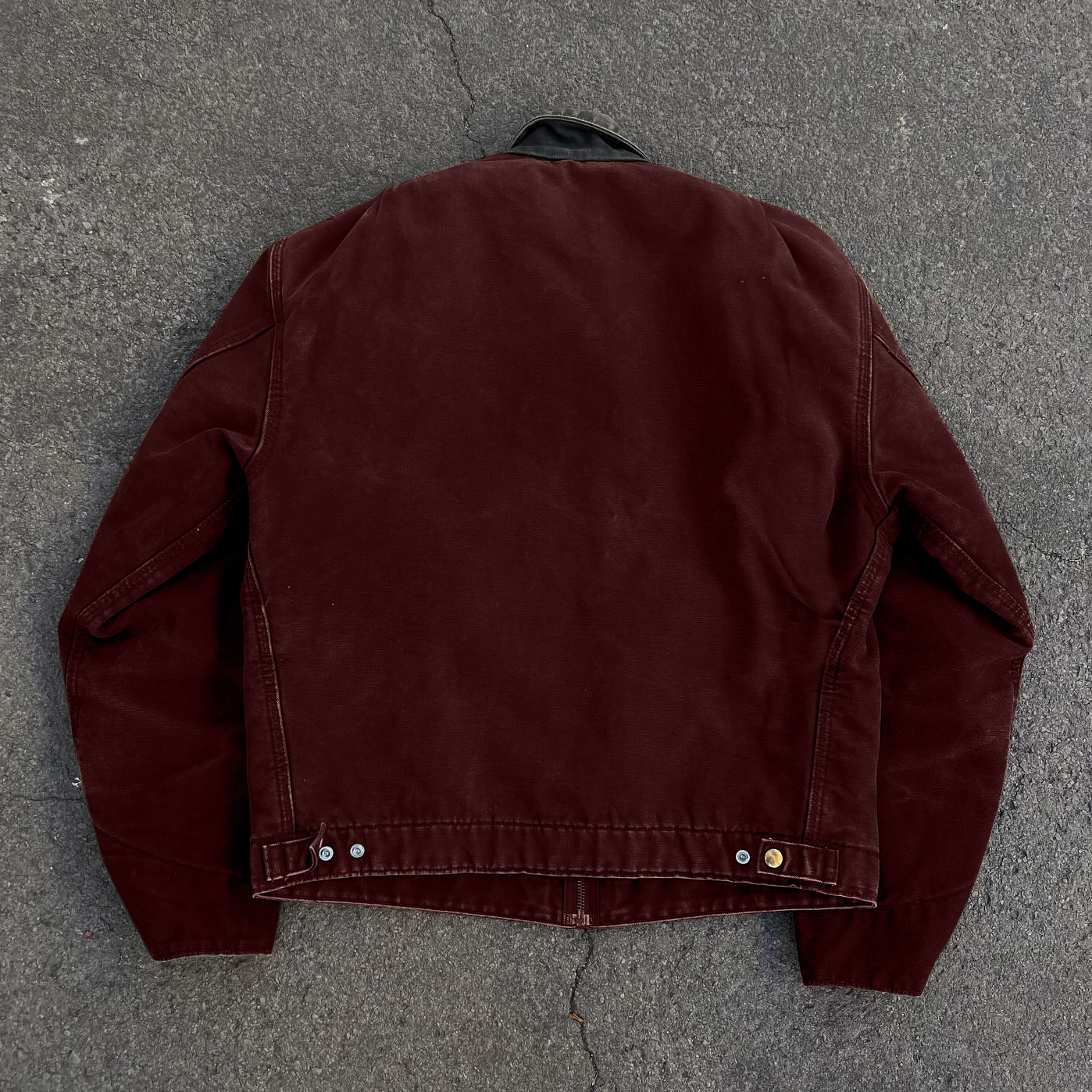 Vintage Lapel Tie Lined Zip-Up Jacket-Maverick