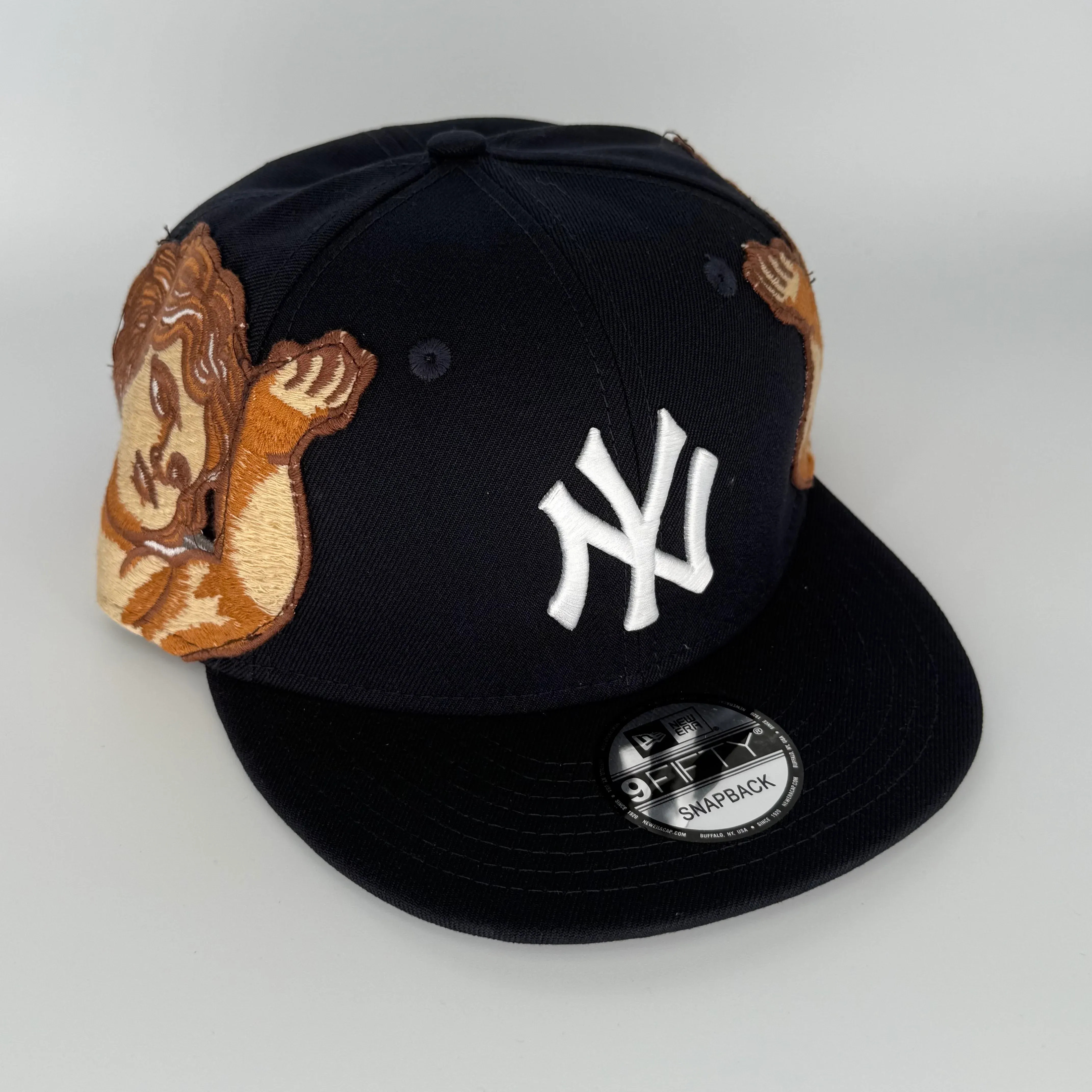 NEW ERA BLACK NEW YORK NY YANKEES SNAPBACK JON STAN HYPE 59 FITTED HAT RARE EXCLUSIVE-Maverick