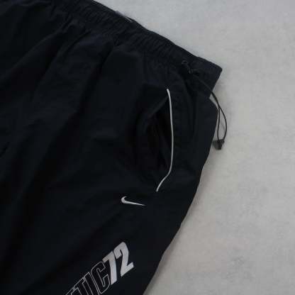 RARE 2000s 72 Trackpants Black-Maverick