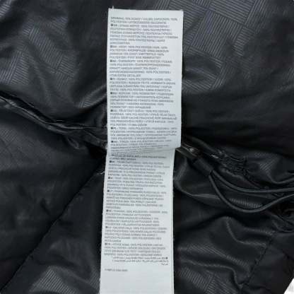 Vintage Puffer Daunenjacke Schwarz