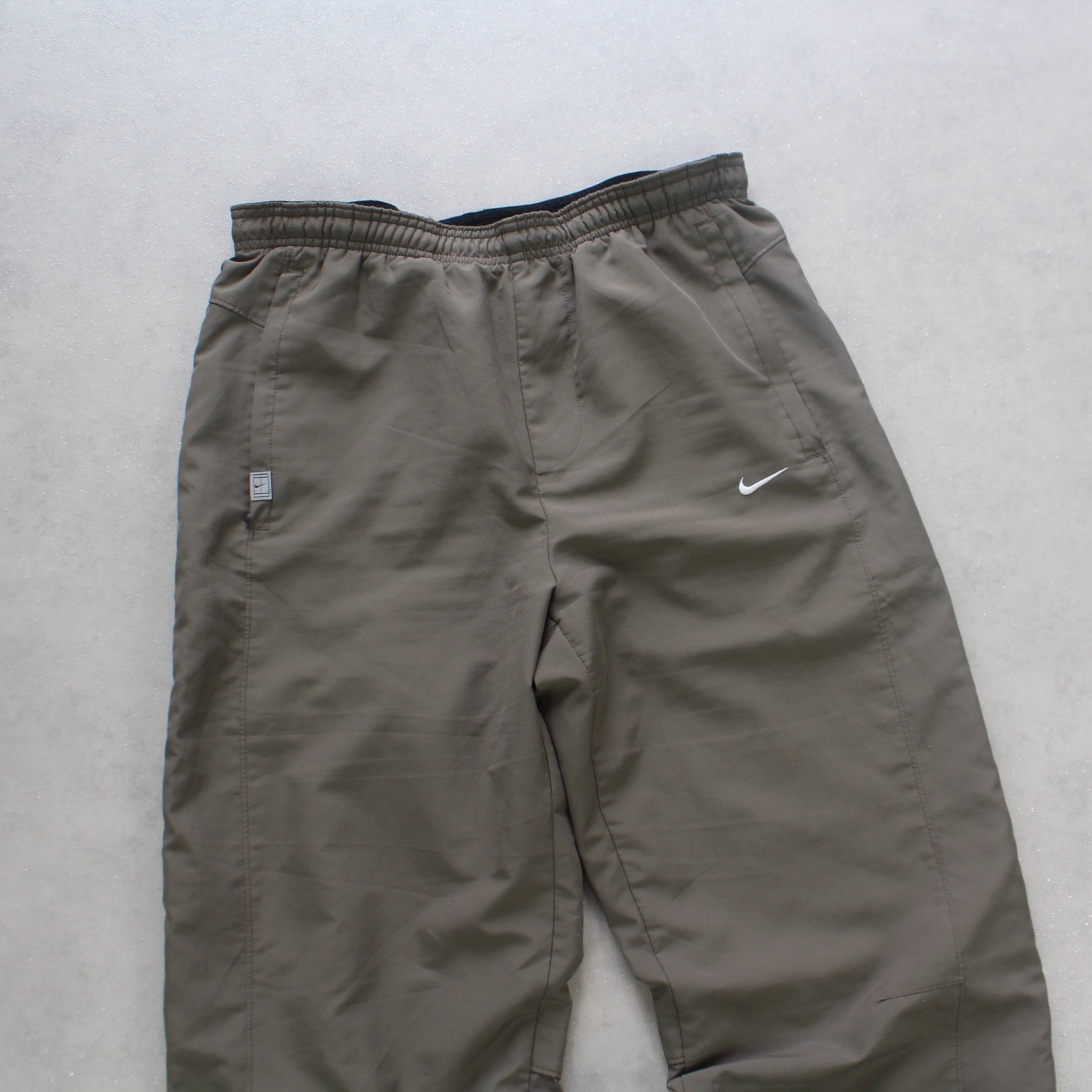 RARE 2000s Baggy Trackpants Light Brown-Maverick