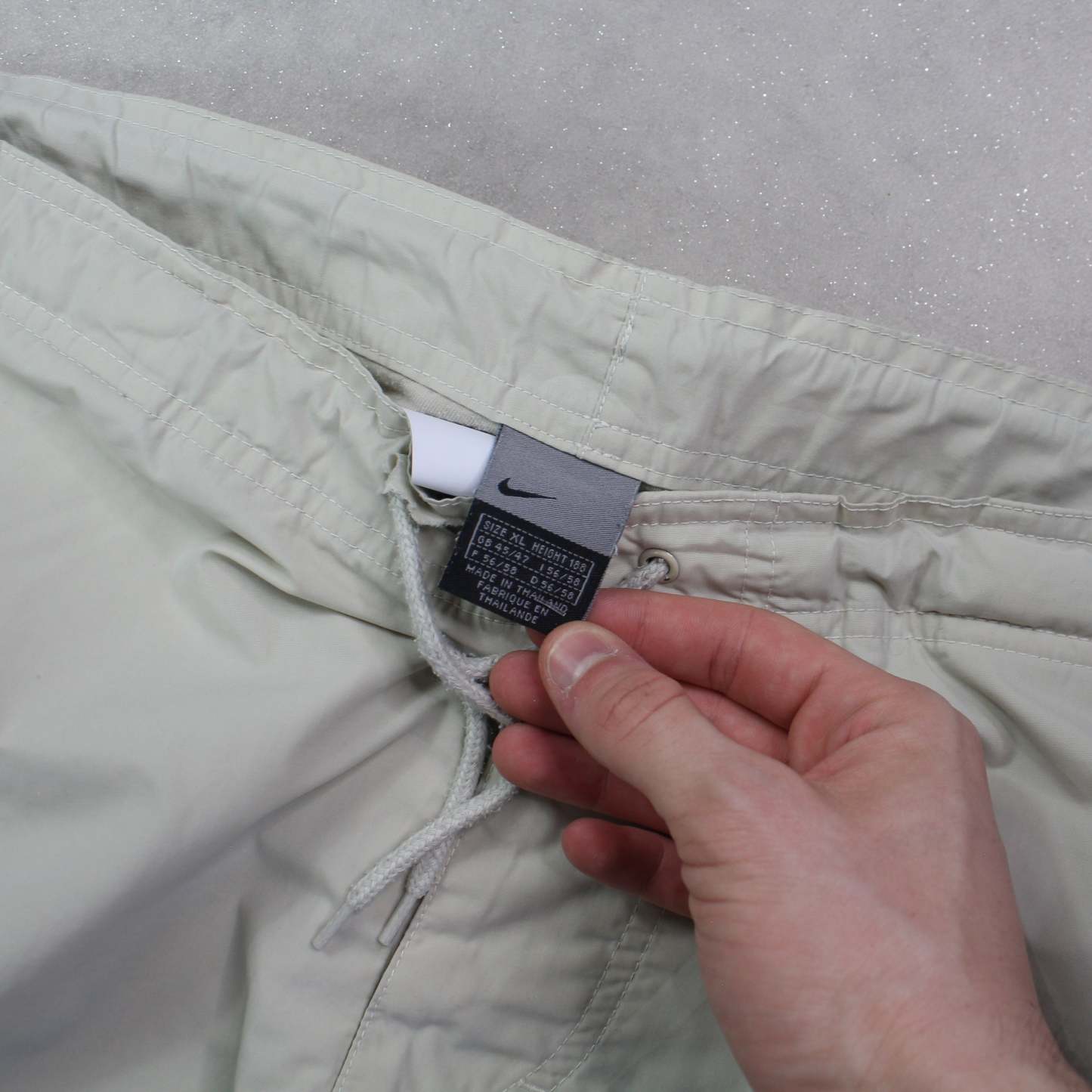 RARE 00s Trackpants Cream-Maverick