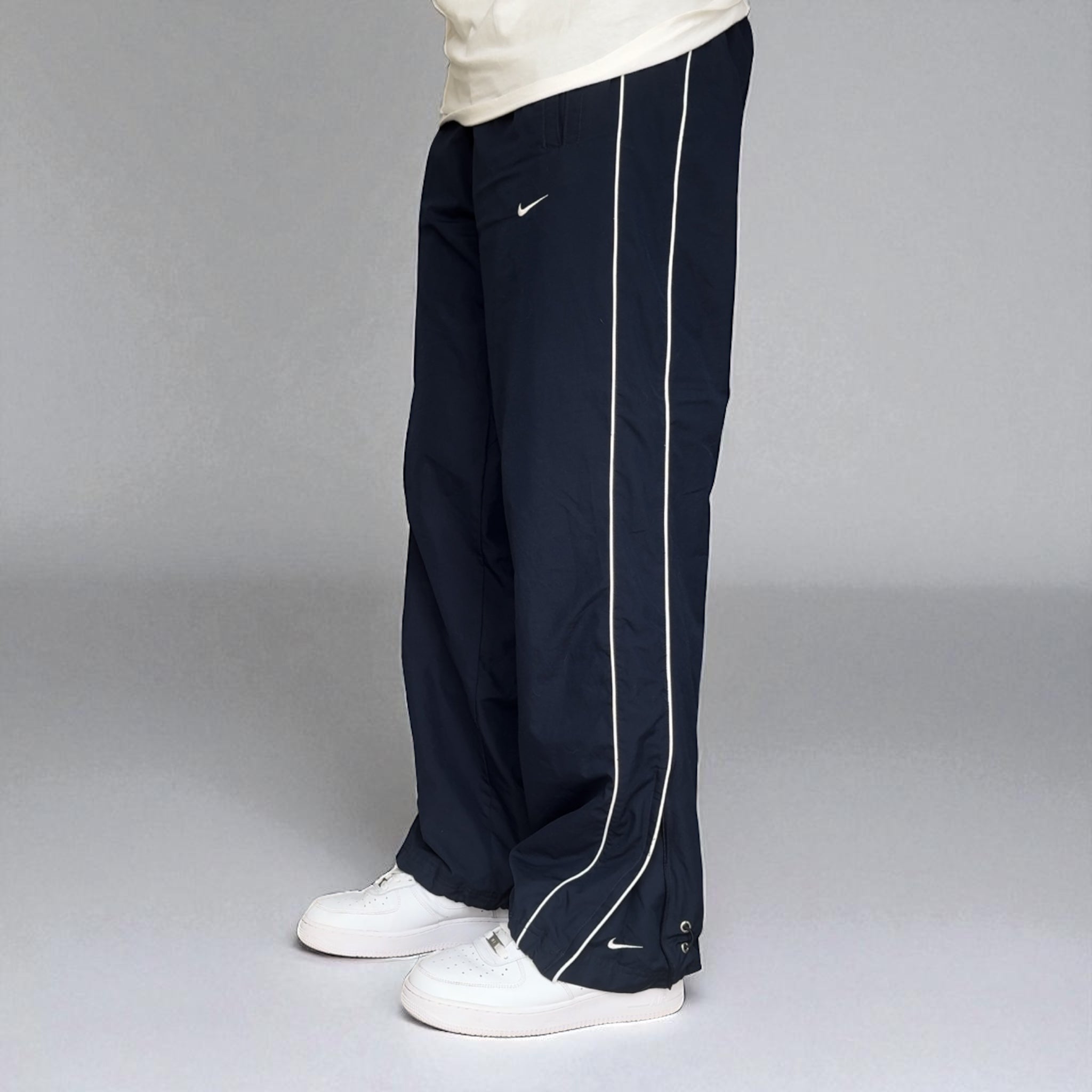 RARE 2000s Baggy Trackpants Navy-Maverick