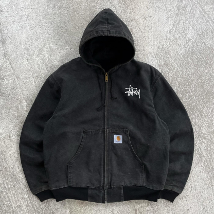 Joint Printed Long Sleeve Zipper Design Jacket-Maverick