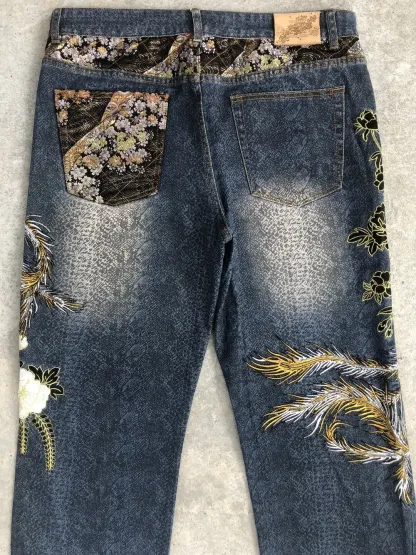 PHOENIX EMBROIDERY DENIM