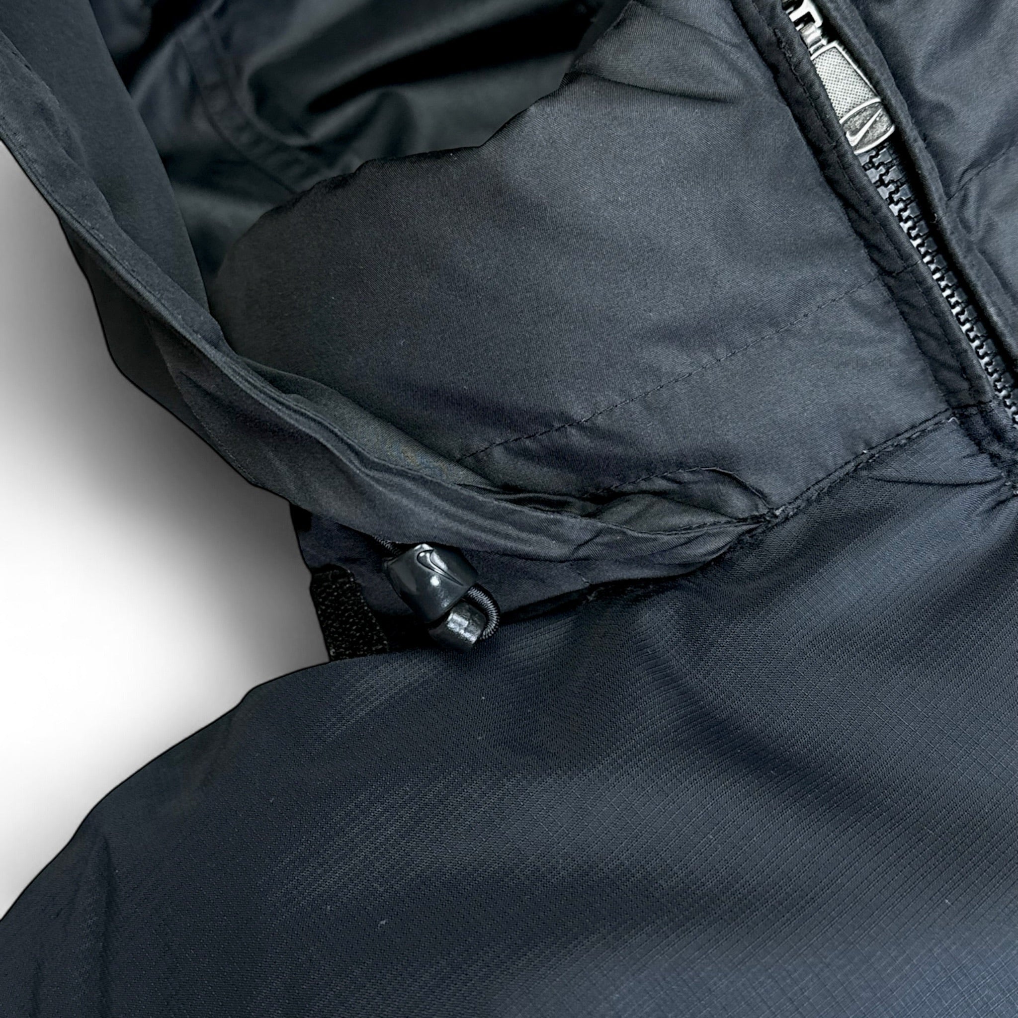 Vintage Y2K Puffer Daunenjacke Schwarz-Maverick