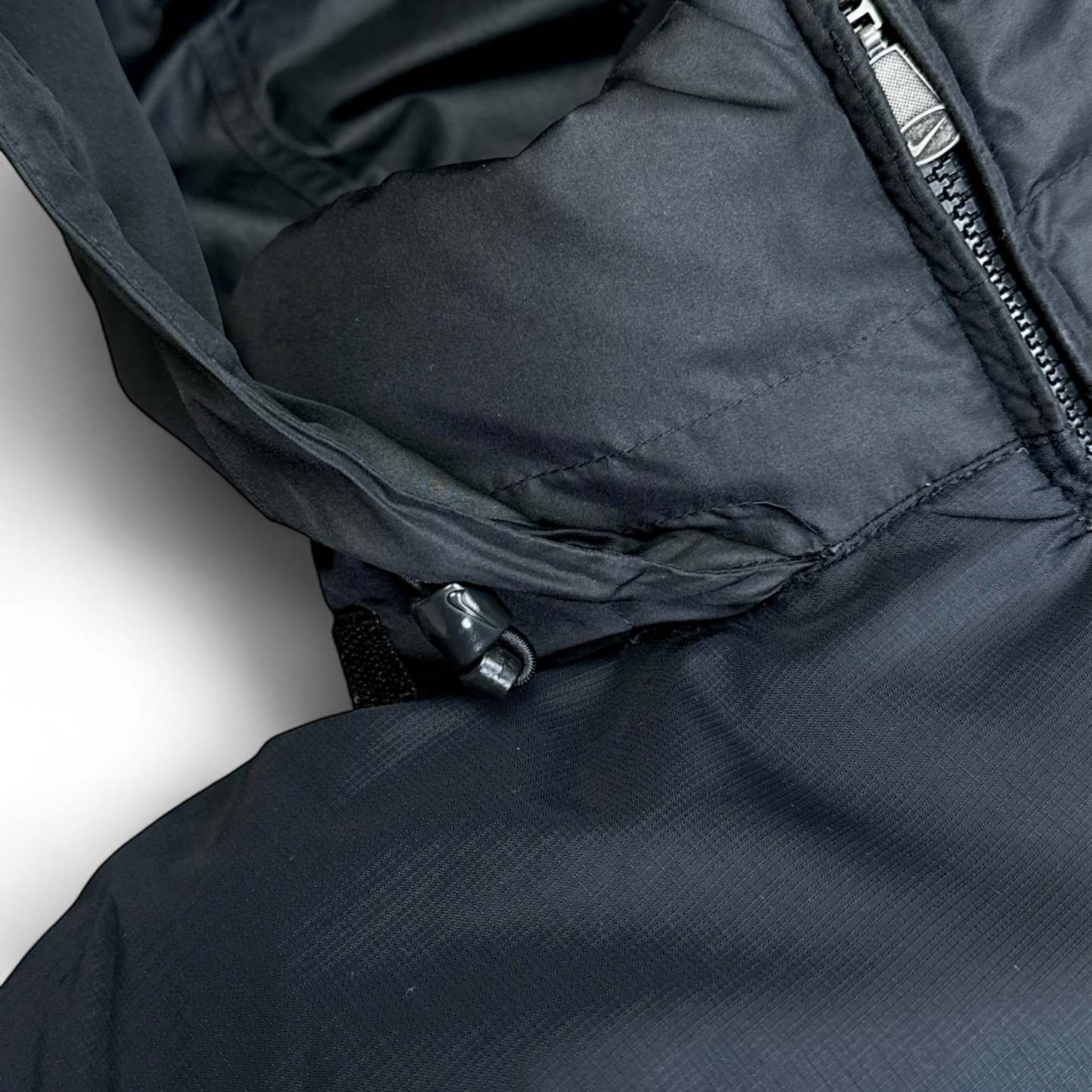 Vintage Y2K Puffer Daunenjacke Schwarz-Maverick