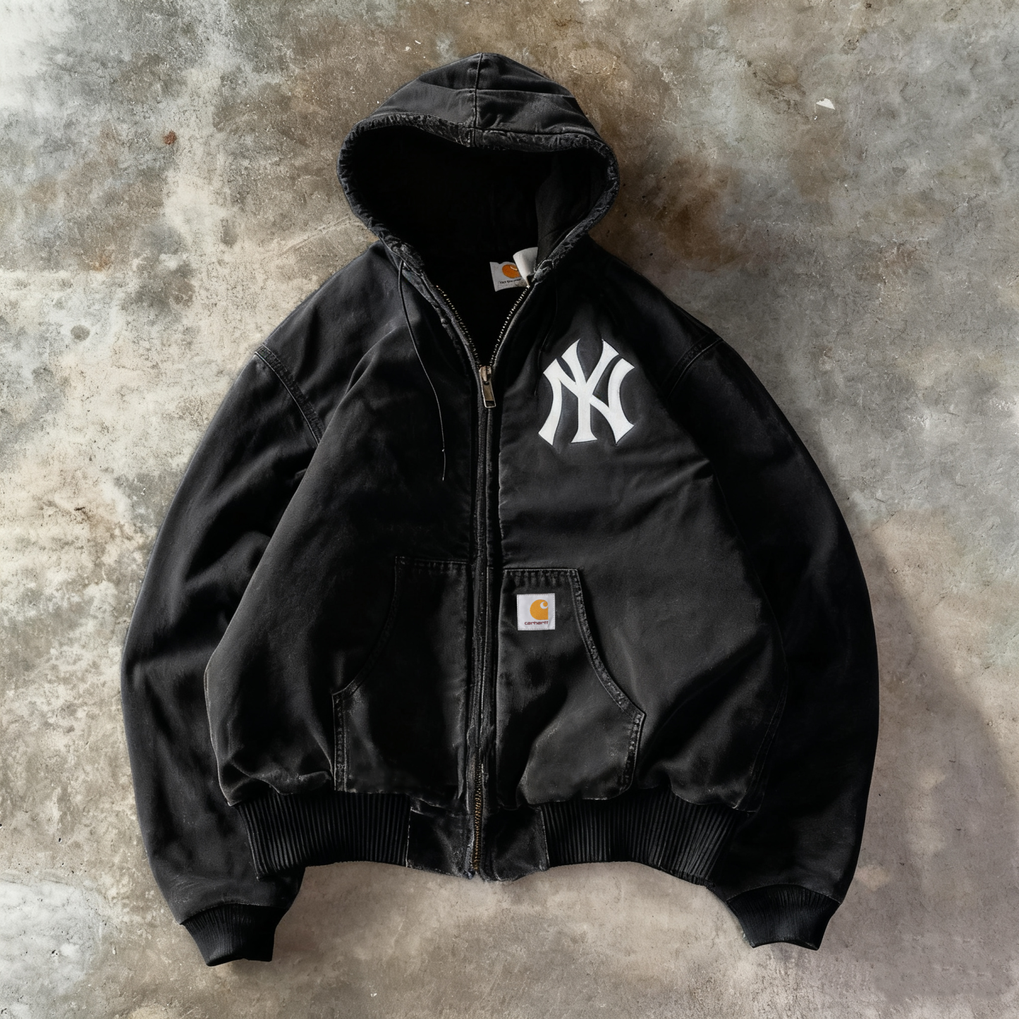 Classic Letter Logo Print Long Sleeve Zipped Jacket-Maverick