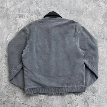 Fashion Solid Color Long Sleeve Zipper Multi-Pocket Jacket-Maverick