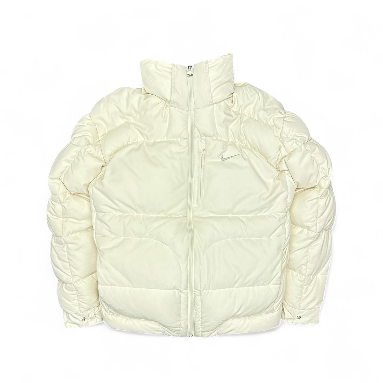 Vintage Y2K Down Pufferjacke Beige-Maverick