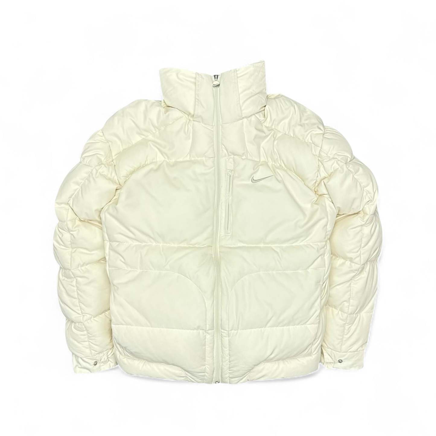 Vintage Y2K Down Pufferjacke Beige-Maverick