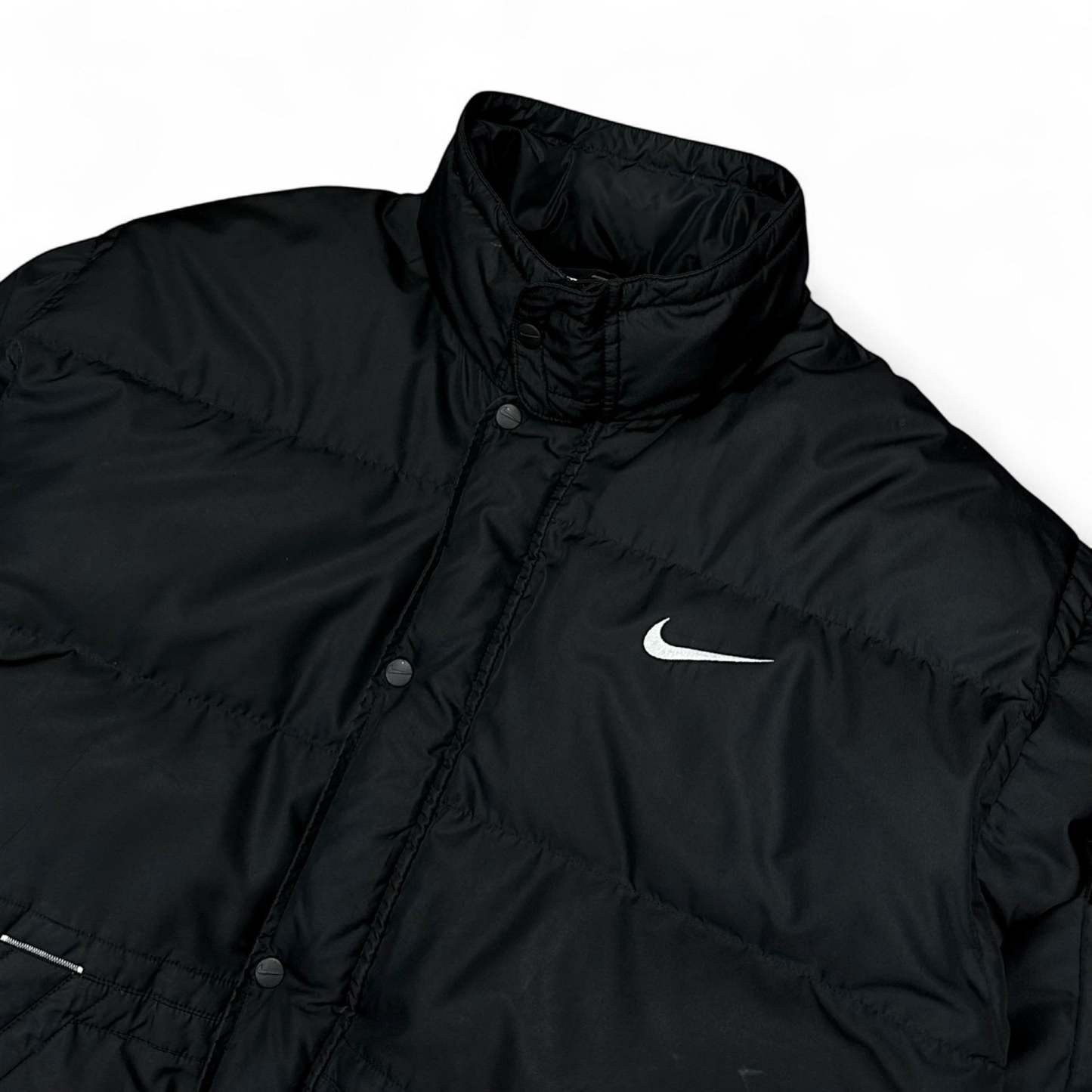 Vintage 90s Rare Center-Swoosh Down Puffer Jacke-Maverick