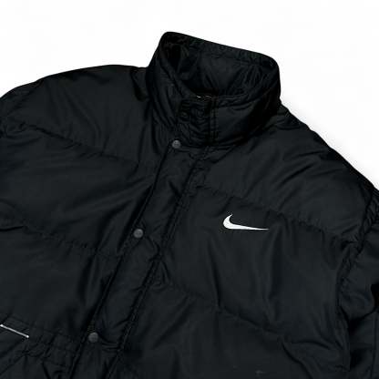 Vintage 90s Rare Center-Swoosh Down Puffer Jacke-Maverick