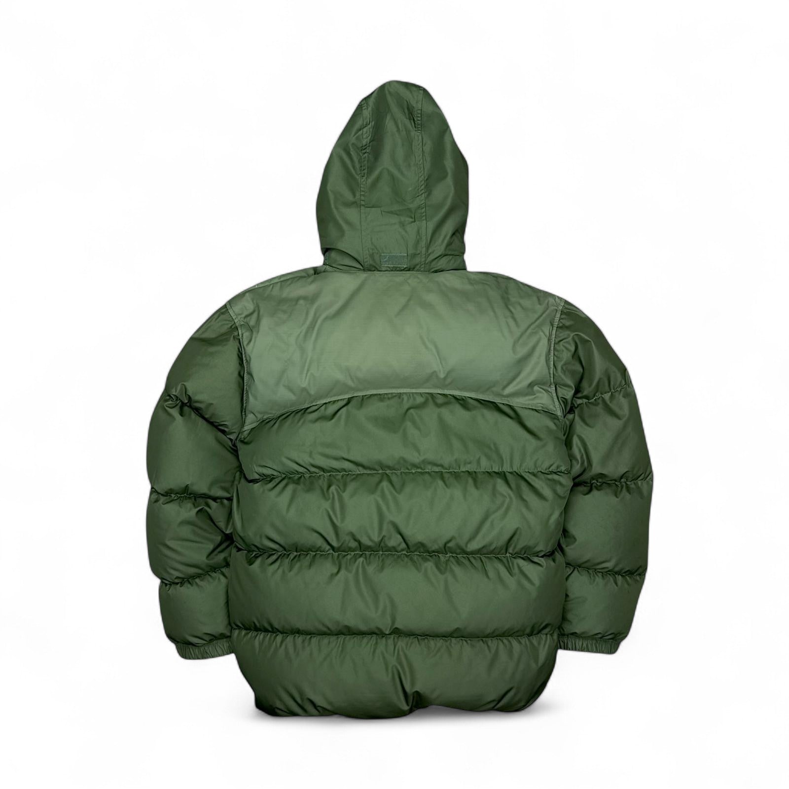 Vintage Y2K Puffer Daunenjacke Khaki-Maverick