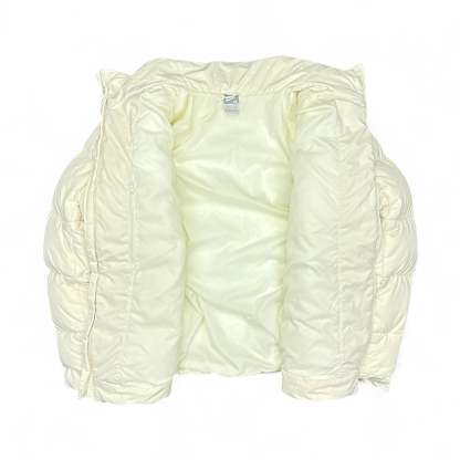 Vintage Y2K Down Pufferjacke Beige-Maverick