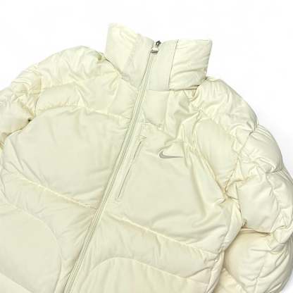 Vintage Y2K Down Pufferjacke Beige-Maverick