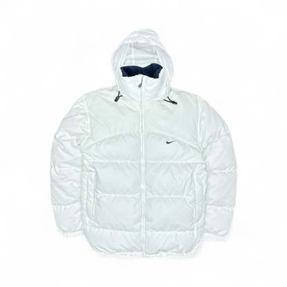 Vintage Y2K Puffer Daunenjacke Wei?-Maverick