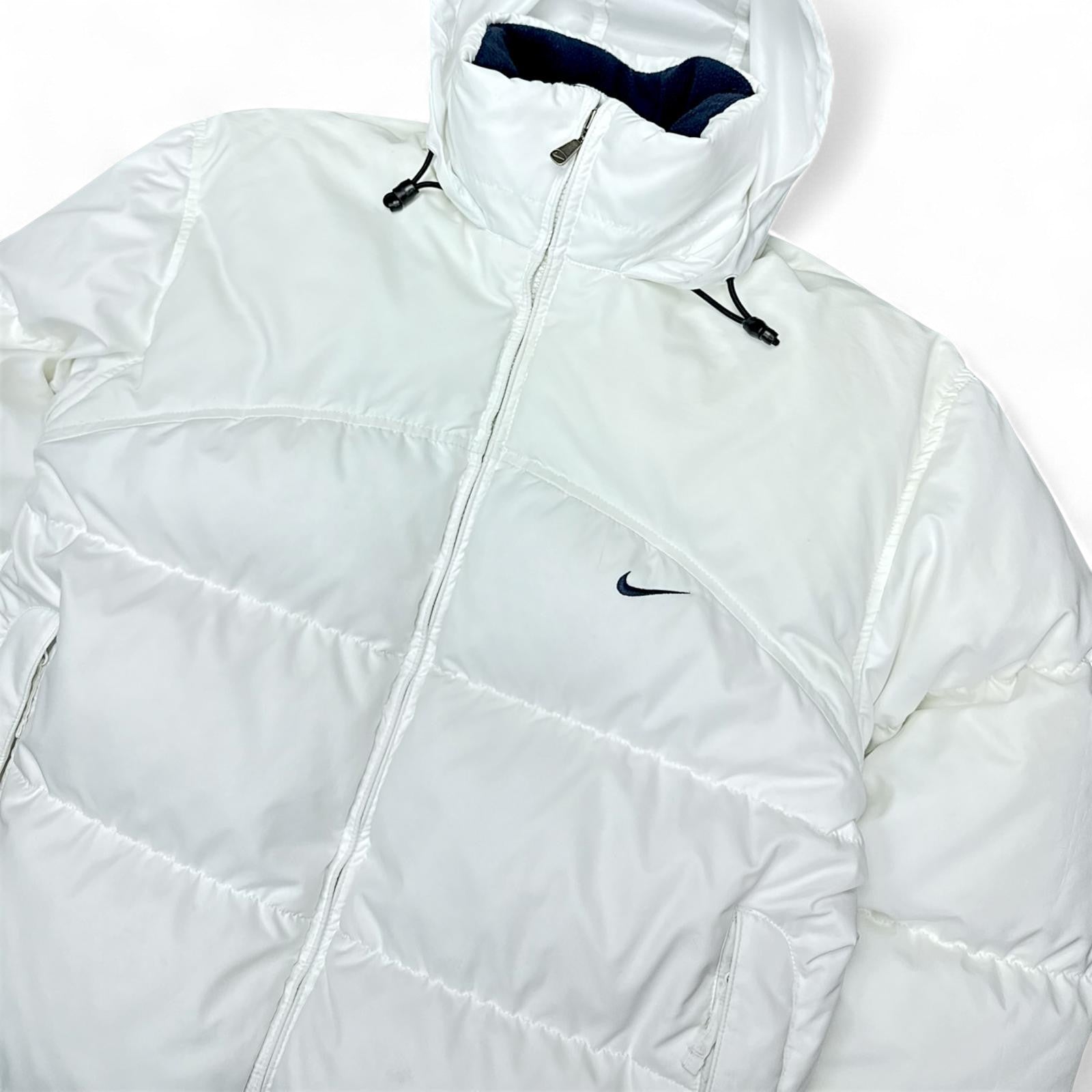 Vintage Y2K Puffer Daunenjacke Wei?-Maverick