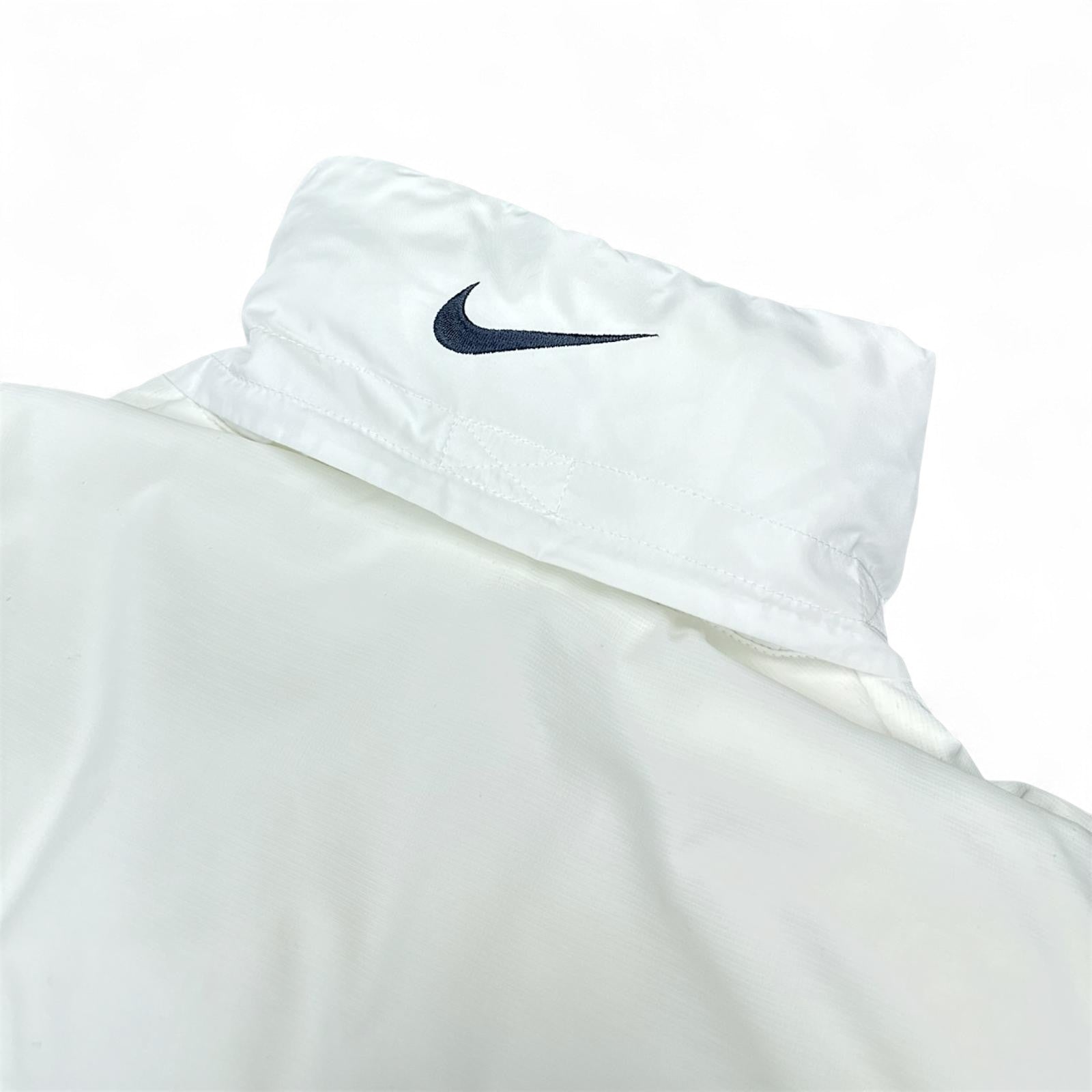 Vintage Y2K Puffer Daunenjacke Wei?-Maverick