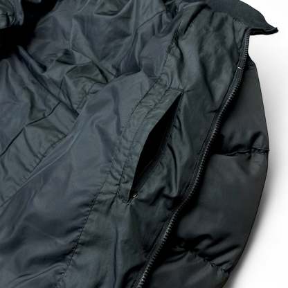 Vintage Y2K Puffer Daunenjacke Schwarz-Maverick