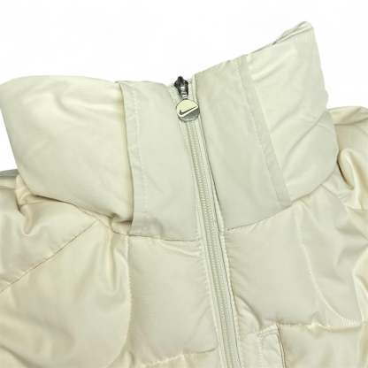 Vintage Y2K Down Pufferjacke Beige-Maverick