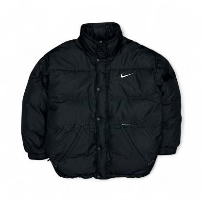 Vintage 90s Rare Center-Swoosh Down Puffer Jacke-Maverick