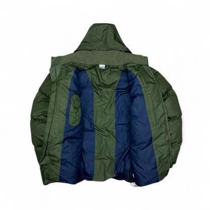 Vintage Y2K Puffer Daunenjacke Khaki-Maverick