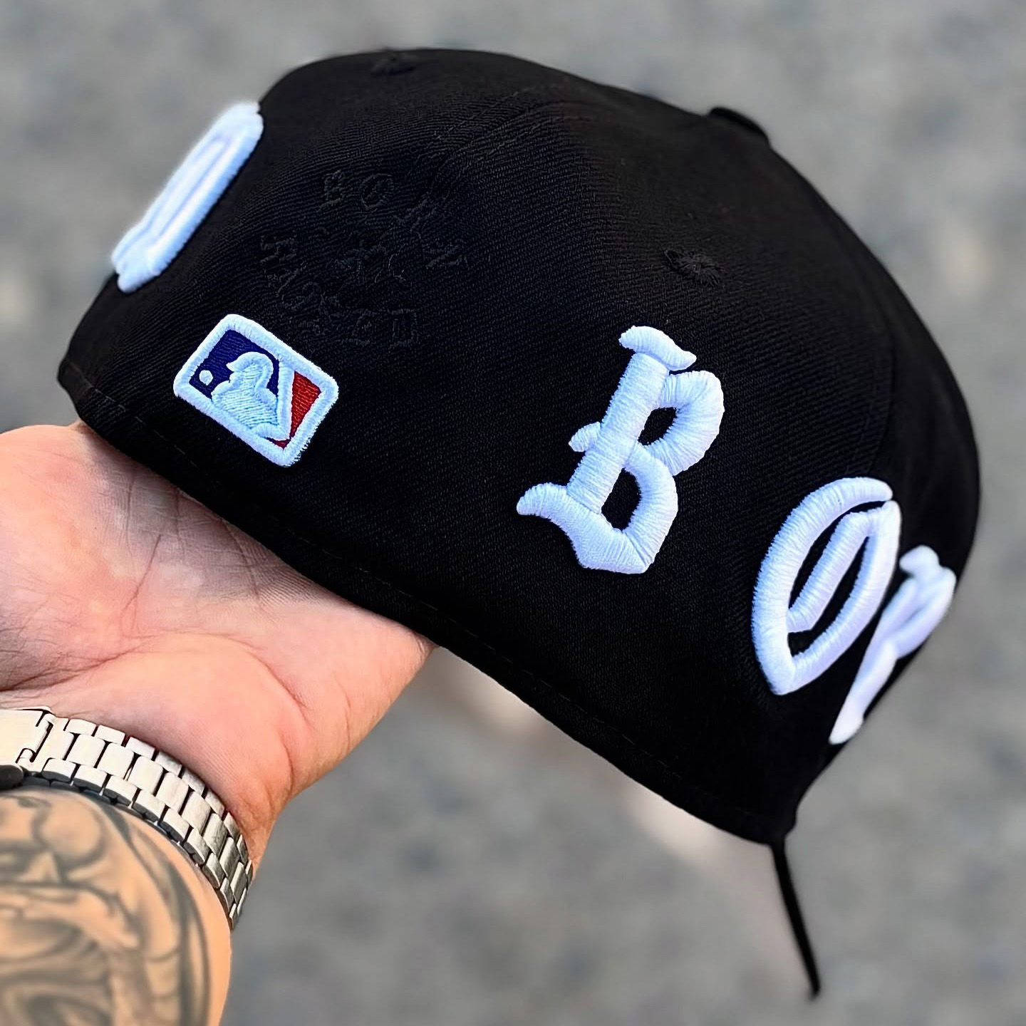 NEW ERA LA DODGERS X BORN RAISE FITT EMBROIDERED CASUAL BASEBALL CAP-Maverick