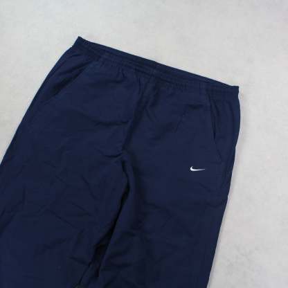 RARE 00s Spellout Trackpants Navy-Maverick