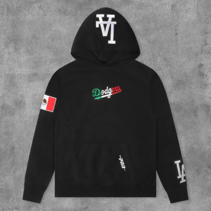 Fashion Colorful Letters Print Long Sleeve Hoodies-Maverick