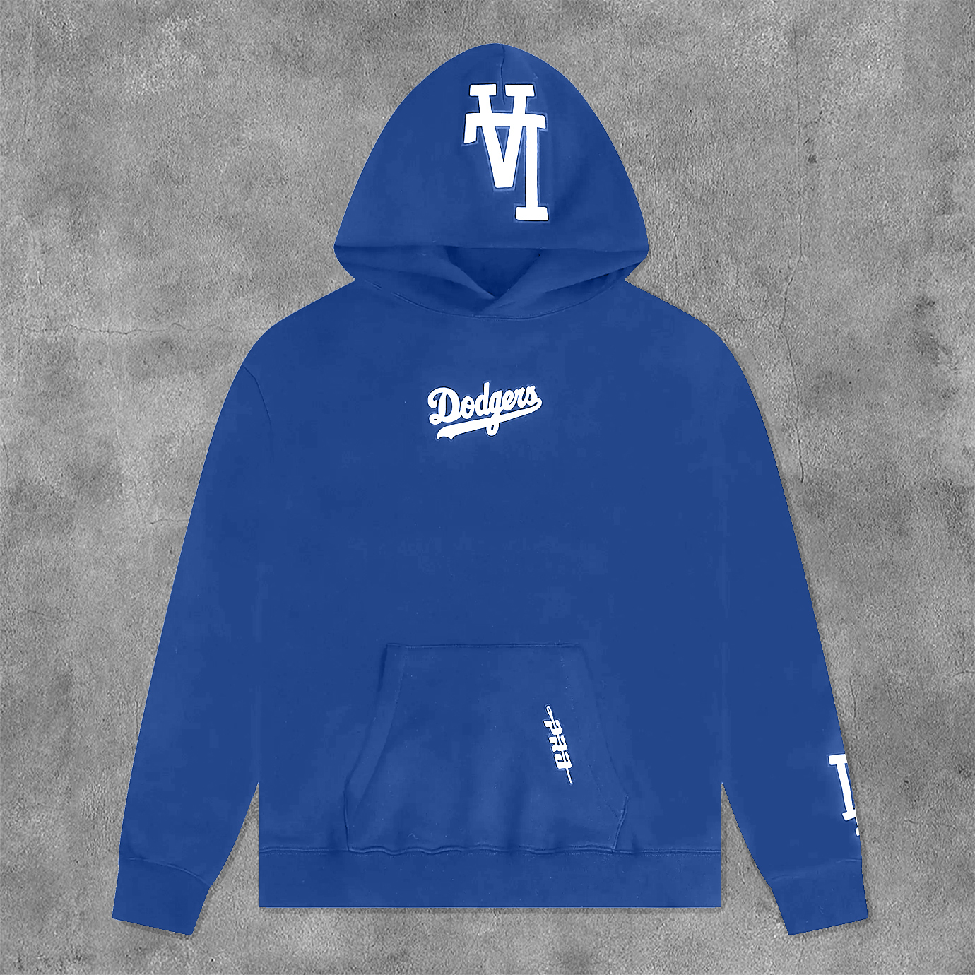 Los Angeles Print Long Sleeve Hoodies-Maverick