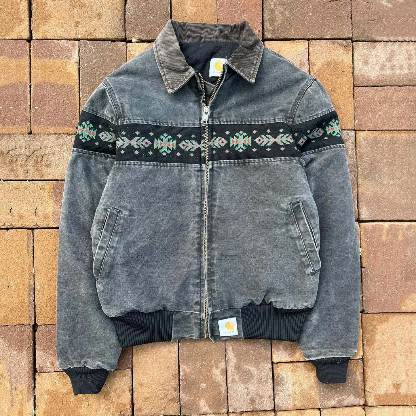 Aztec vintage patchwork work jacket-Maverick